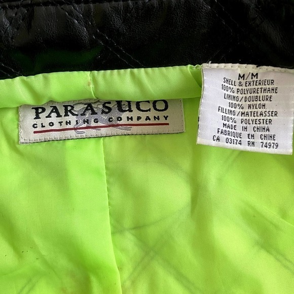 #30 Parasuco | Vintage 80s Quilted Motorcycle Jacket | Size: Medium - Picture 6 of 8